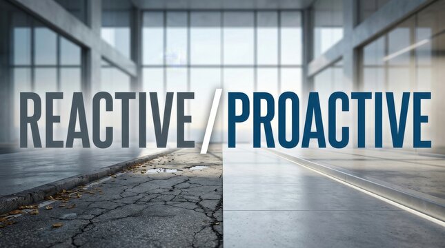 Reactive Proactive Business Strategy Risk Management Decision Making and Future Planning