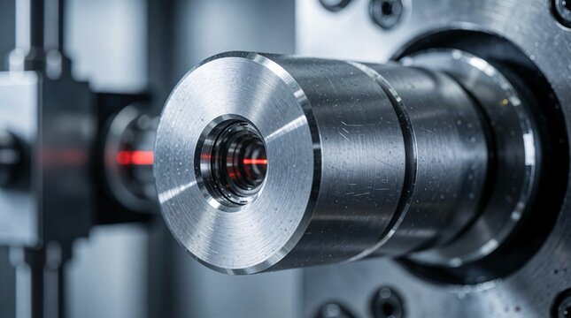 Precision Industrial Sensor Using Laser Beam For Automated Object Detection And Measurement