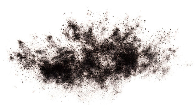 Dark dust particles cluster