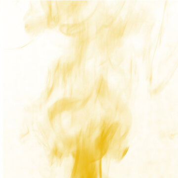 Real yellow smoke texture background