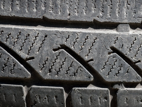 pattern old automotive tire wheel