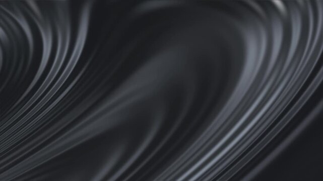 Dark metallic waves, abstract background, smooth texture