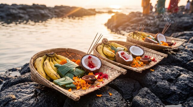 Offerings to God During Chhath Puja Festival