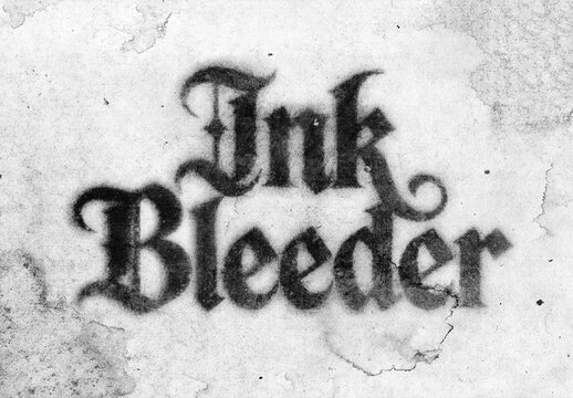 Ink Bleed Effect For Poster And Social Media Design