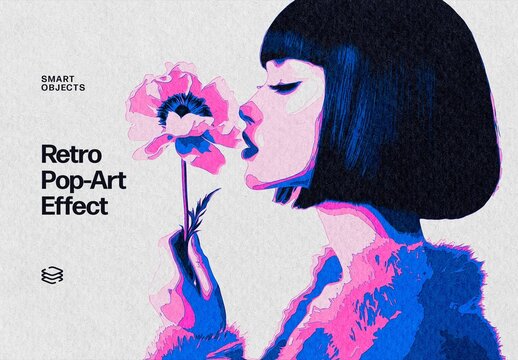 Retro Pop-Art Effect For Poster And Social Media Design