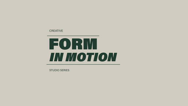 Animated Editorial Text Titles with Four Level Hierarchy and Independent Horizontal Rule Reveals