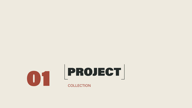 Indexed Lower Third Animated Text Titles for Project Catalogs and Structured Collection Details