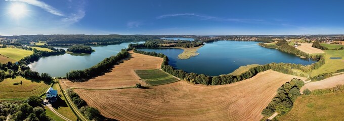 Kaszuby. Jezioro Kłodno, jezioro Białe, jezioro Rekowo.  © Janusz Lipiński