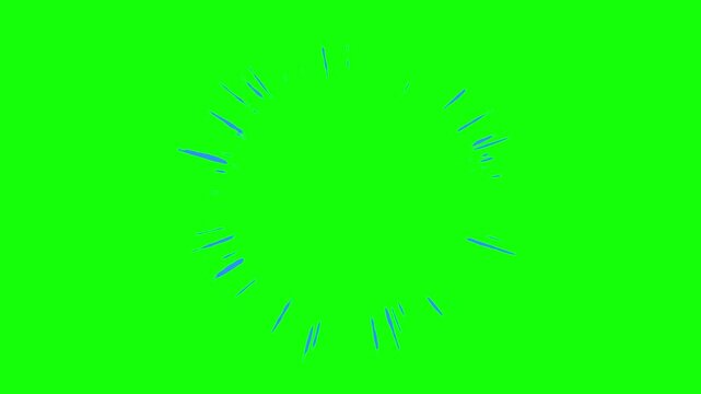 Simple light blue impact burst effect for attacks and damage
