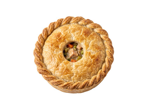 Savory Chicken Pot Pie Top View