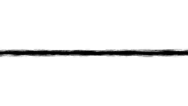 アニメ風の筆で描いたようなエフェクトの仕切りの枠線