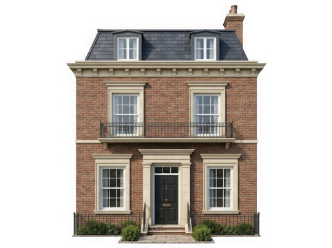 Charming old european house with dormer windows
