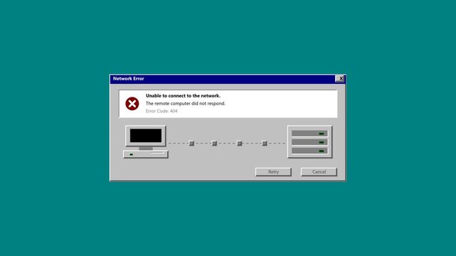 Retro Computer System Update Installation Dialog Animation