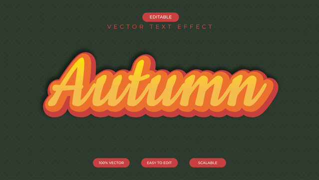 Autumn Text Effect