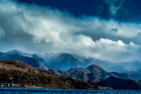 Mountains near the city of Nikko in Japan