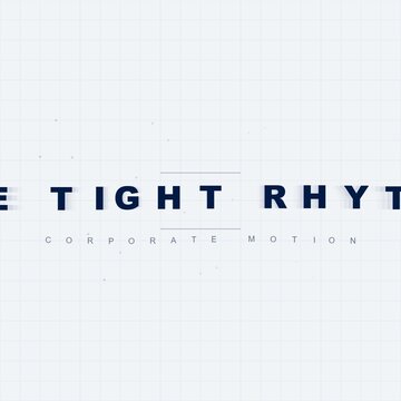 Corporate Motion Graphics Title Card with Text Animation and Subtle Particles