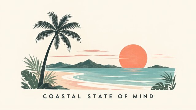 Coastal state of mind with nature