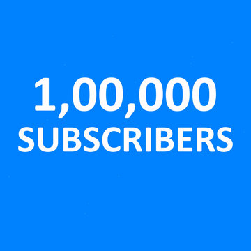 1 million subscribers milestone achievement banner template