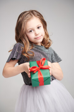 Girl Holding Gift