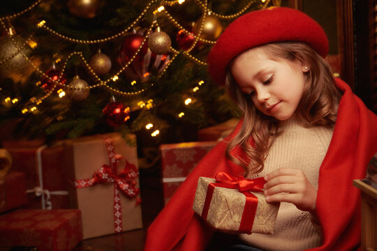 Opening Christmas Present