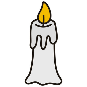 Hand Drawn Candle Illustration