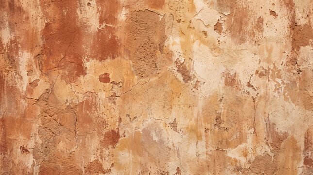 Earthy terracotta plaster texture background rustic warm adobe clay stucco wall
