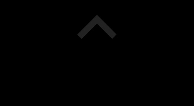 Up arrow animation on black background. direction arrow icon motion. showing directional upward arrow shapes with fading transparency on motion graphics..
