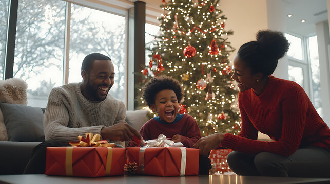 Christmas Holiday Lifestyle & Family Decorating Tree Images for Adobe Stock: High-Resolution Cozy Indoor Scenes, Xmas Lights, Presents, Fireplace and Multi-generation Celebration Moments