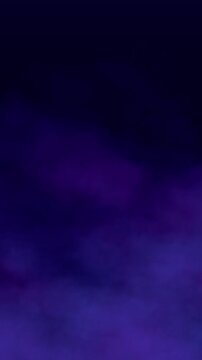 blue pink smoke and fog animation, technology and game stream blank vertical social media motion background