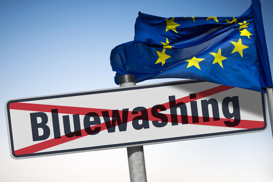 Symbolbild, Nein zur Bluewashing in der EU
