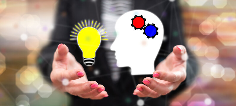Concept of creative idea