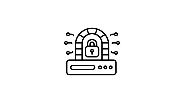 Database Server Security Protection, database security, server protection, data privacy, secure server, cybersecurity, animation, animated
