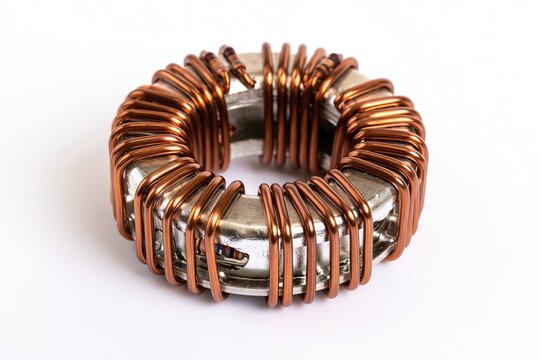 Copper Coiled Transformer Ring