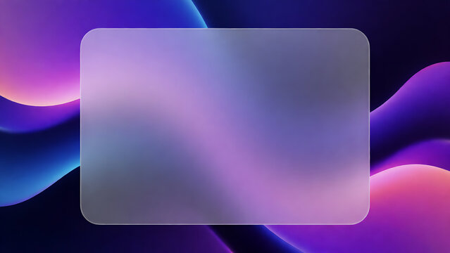 Modern Abstract Background with Frosted Glass Effect and Vibrant Gradient Colors.