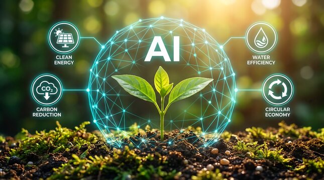 AI Sustainability Network Protecting Seedling Through Clean Energy, Carbon Reduction, Water Efficiency and Circular Economy