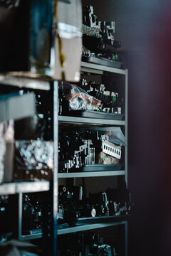 Automotive Parts Storage Shelves