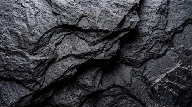 Detailed dark slate stone texture