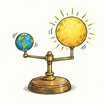 Mechanical Tellurium Sun Earth