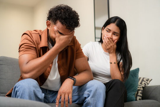 Couple experiencing emotional distress and relationship problem