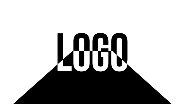 Logo Shape Square Down &ndash; Dynamic Geometric Logo Animation, Cycling Shapes and Seamless Brand Reveal Loop for Promos, Openers and Creative Motion Graphics