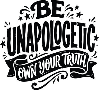 Motivational typography design for self-empowerment campaigns with bold copy space