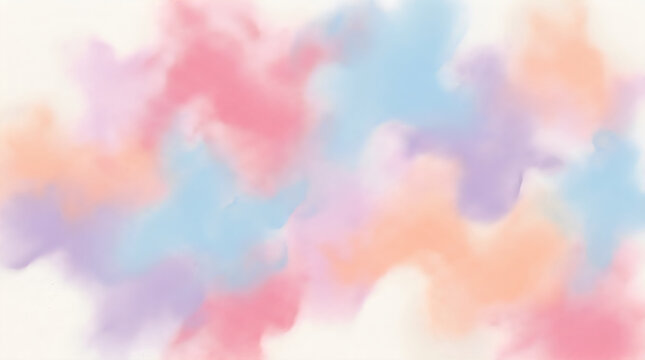 Soft pastel watercolor abstract blend