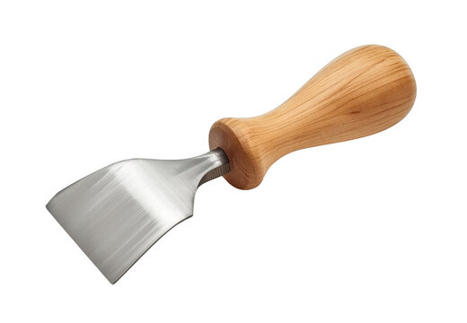 French skiving knife for leathercraft on transparent background