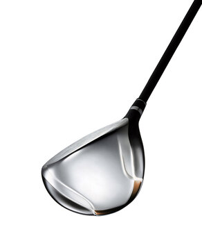 Close Up of a Modern Golf Club Head