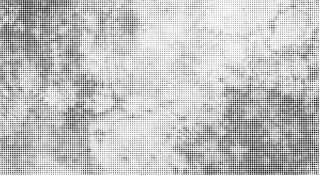 Black and White Halftone Dot Grunge Texture Background, Vintage Monochromatic Gradient Screen Printing Overlay for Pop Art Comic, Retro Poster, and Urban Graphic Design