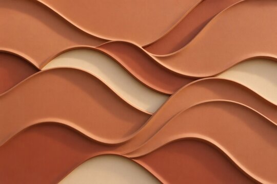 Clean minimalist ceramic texture backdrop with smooth waves