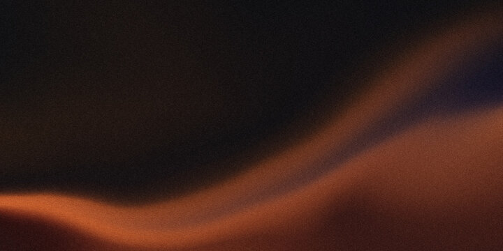 Dark abstract smoky background with flowing orange light, warm ember glow, deep black shadows and soft atmospheric haze creating a cinematic backdrop for modern creative design