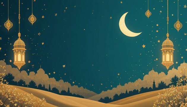 ramadan kareem style editable template background minimalist and islamic style eid mubarak iftar party.	
