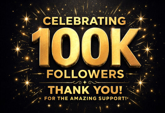 Celebration Graphic Design For Social Media Milestone Achievement Announcement