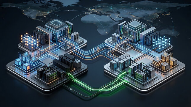 AI infrastructure disaster recovery architecture replicating machine learning models, datasets and compute environments across resilient enterprise data center systems for continuity